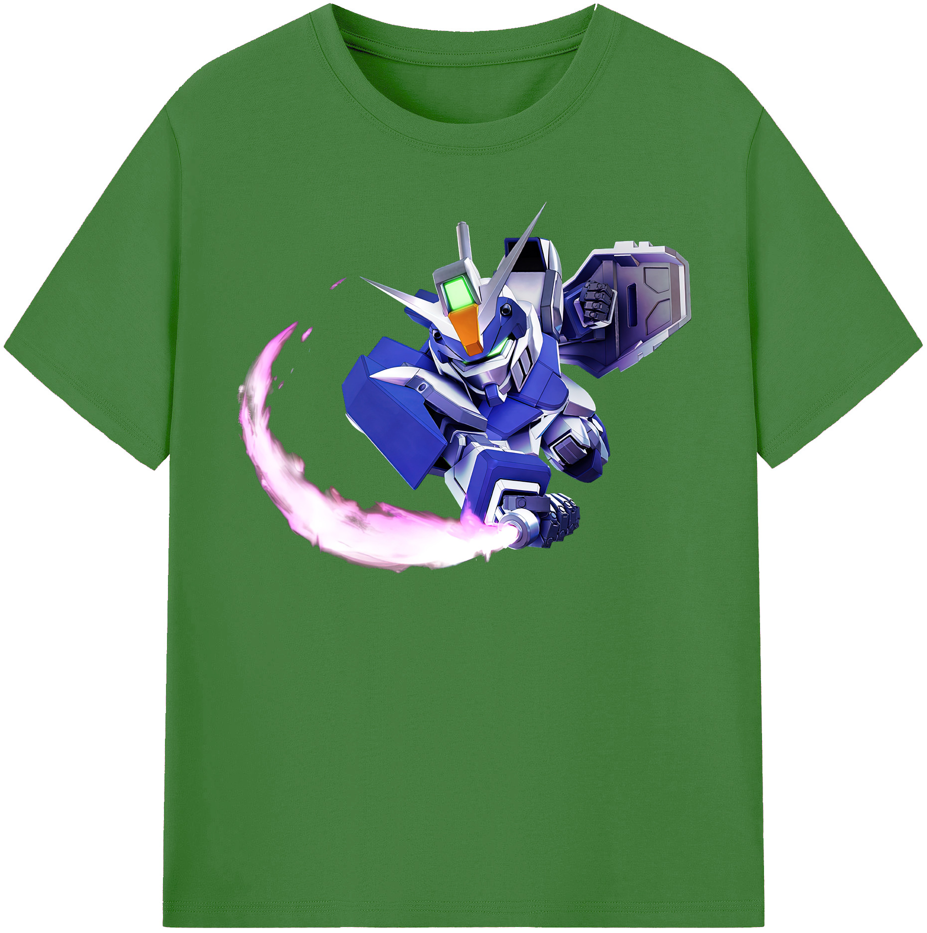 （画像用） 機動戦士ガンダム Mobile Suit Gundam レディースカジュアルプリントTシャツ（綿100％）
